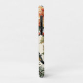 Rustic Songbird Winter Crème Rood Botanisch Case-Mate iPhone Case (Achterkant/links)