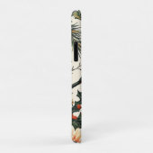 Rustic Songbird Winter Crème Rood Botanisch Case-Mate iPhone Case (Achterkant/rechts)