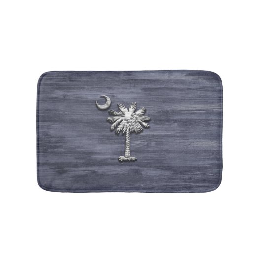 Rustic South Carolina Palmetto en Moon Badmat (Voorkant)