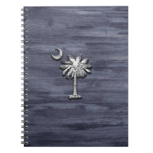 Rustic South Carolina Palmetto en Moon Notitieboek