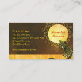 Rustic Southwest Hagedis Uniek Visitekaartje (Achterkant)