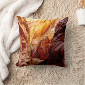 Rustic Southwest Slot Canyon Nevada Square Pillow Kussen (Deken)
