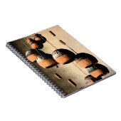 Rustic Southwestern Casita Wind Chimes Notitieboek (Rechterzijde)