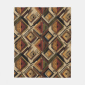 Rustic Southwestern Streeppatroon (1) Fleece Deken (Voorkant)