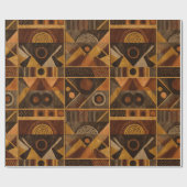 Rustic Southwestern Streeppatroon (4) Cadeaupapier (Vlak)