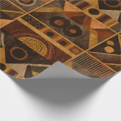 Rustic Southwestern Streeppatroon (4) Cadeaupapier (Hoek)