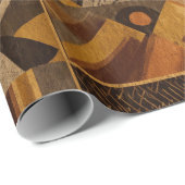 Rustic Southwestern Streeppatroon (4) Cadeaupapier (Rol Hoek)