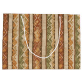 Rustic Southwestern Streeppatroon (7) Groot Cadeauzakje (Achterkant)