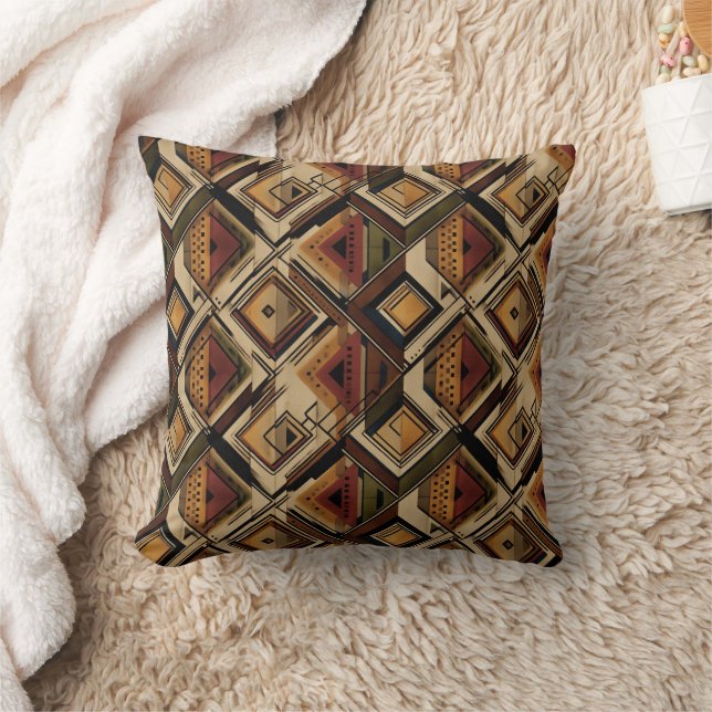 Rustic Southwestern Stripe Pattern (1) Kussen (Deken)