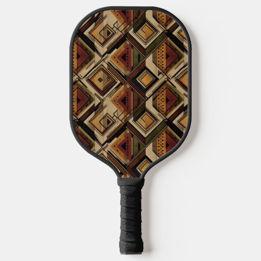Rustic Southwestern Stripe Pattern (1) Pickleball Paddle (Voorkant)