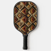 Rustic Southwestern Stripe Pattern (1) Pickleball Paddle (Achterkant)