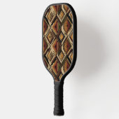 Rustic Southwestern Stripe Pattern (1) Pickleball Paddle (Links)