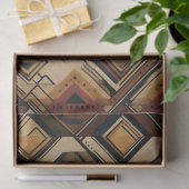 Rustic Southwestern Stripe Pattern (1) Tissuepapier (Geschenk)