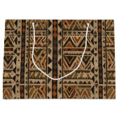 Rustic Southwestern Stripe Pattern (2) Groot Cadeauzakje (Voorkant)