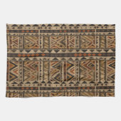 Rustic Southwestern Stripe Pattern (2) Theedoek (Horizontaal)