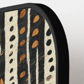 Rustic Southwestern Stripe Pattern (3) Pickleball Paddle (Links Detail)