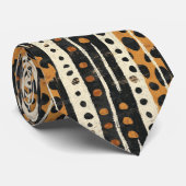 Rustic Southwestern Stripe Pattern (3) Stropdas (Opgerold)