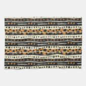 Rustic Southwestern Stripe Pattern (3) Theedoek (Horizontaal)