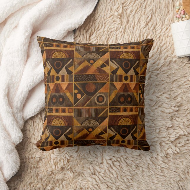 Rustic Southwestern Stripe Pattern (4) Kussen (Deken)