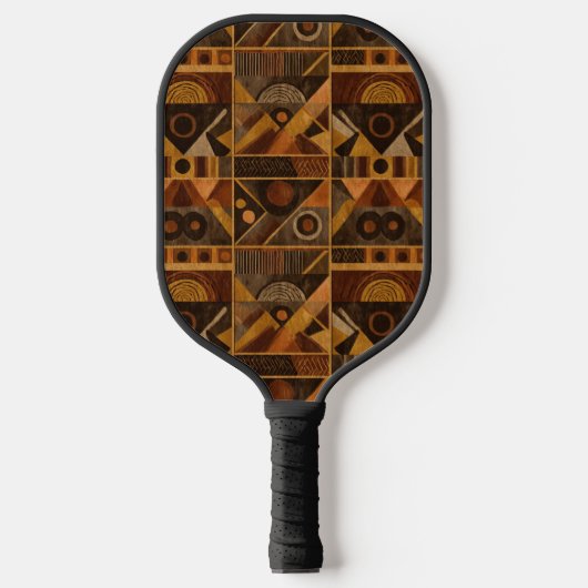Rustic Southwestern Stripe Pattern (4) Pickleball Paddle (Voorkant)