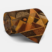 Rustic Southwestern Stripe Pattern (4) Stropdas (Opgerold)