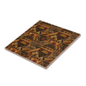 Rustic Southwestern Stripe Pattern (4) Tegeltje (Zijkant)