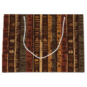 Rustic Southwestern Stripe Pattern (5) Groot Cadeauzakje (Voorkant)