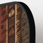 Rustic Southwestern Stripe Pattern (5) Pickleball Paddle (Links Detail)