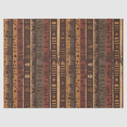 Rustic Southwestern Stripe Pattern (5) Tissuepapier (Voorkant)