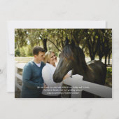 Rustic Sparen de Datum Foto van de Landverlichting Kaart (Achterkant)