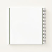 Rustic Sparrow Notitieblok - Natuur geïnspireerd e Notitieboek (Achterkant)