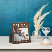 Rustic Specialized Cat Dad Photo Fotoplaat (Insitu)