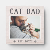 Rustic Specialized Cat Dad Photo Fotoplaat (Voorkant)