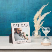 Rustic Specialized Cat Dad Photo Fotoplaat (Insitu)