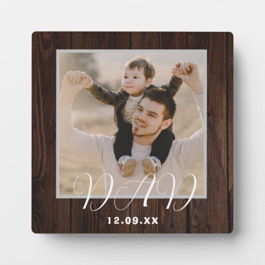 Rustic Specialized Dad Plaque Fotoplaat (Voorkant)