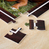 Rustic Specialized Pet Memorial Photo Collage Jig Legpuzzel (Zijkant)