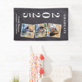 Rustic Specialized Photo Collage Afstuderen Spandoek (Insitu)