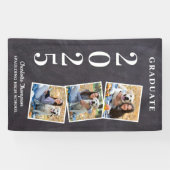 Rustic Specialized Photo Collage Afstuderen Spandoek (Horizontaal)