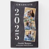 Rustic Specialized Photo Collage Afstuderen Spandoek (Verticaal)