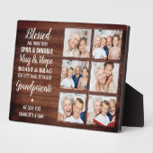 Rustic Specialized Photo Collage Grandouders Fotoplaat (Zijkant)