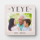 Rustic Specialized Yeye Grandpa Foto Fotoplaat (Voorkant)