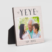 Rustic Specialized Yeye Grandpa Foto Fotoplaat (Voorkant)