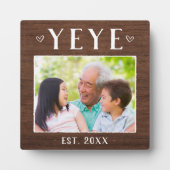 Rustic Specialized Yeye Grandpa Foto Fotoplaat (Voorkant)