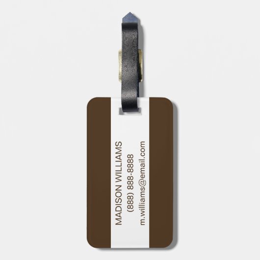 Rustic Sports | Boxing Glove Bagagelabel (Achterkant verticaal)