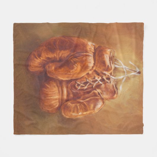 Rustic Sports | Boxing Glove Fleece Deken (Voorkant (Horizontaal))