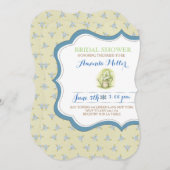 Rustic Spring Daisy Bridal Shower Invitations Kaart (Voorkant / Achterkant)