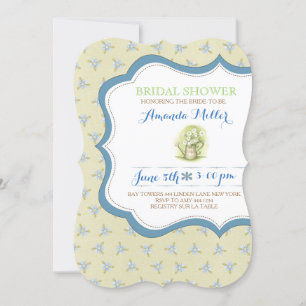 Rustic Spring Daisy Bridal Shower Invitations Kaart