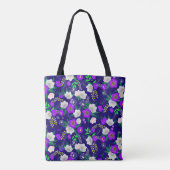 Rustic Spring Pansy Flowers Bouquet Tote Bag (Achterkant)