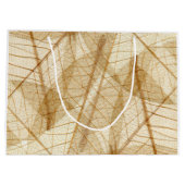 Rustic Spure Lace Leaves Large Cadeautasje (Achterkant)