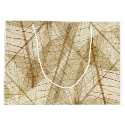 Rustic Spure Lace Leaves Large Cadeautasje (Achterkant)